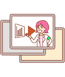 動画コンテンツイラスト