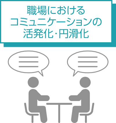 現場におけるコニュニケーションの活発化・円滑化