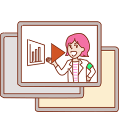 動画コンテンツイラスト